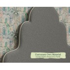 Double Headboard Eigg Customers Own Material Contrast Piped House Cotton Vanilla