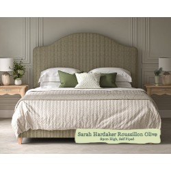 Single Headboard Barra Sarah Hardaker Roussillon Olive 89cm Height Self Piped