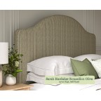 Super King Headboard Barra Sarah Hardaker Roussillon Olive 97cm Height Self Piped