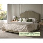 Super King Headboard Barra Sarah Hardaker Roussillon Olive 97cm Height Self Piped