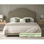 Super King Headboard Barra Sarah Hardaker Roussillon Olive 97cm Height Self Piped