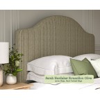 Super King Headboard Barra Sarah Hardaker Roussillon Olive 97cm Height Back Tacked Edge