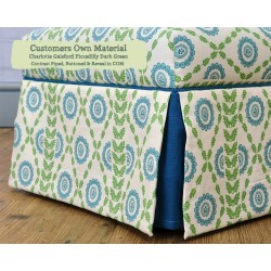 Lossie Chair Charlotte Gaisford Piccadilly Dark Green Contrast Piped Buttoned and Reveals COM