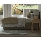 Single Ottoman Alderney Soft Weave Stone
