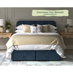 Small Double Ottoman Alderney Customers Own Material 