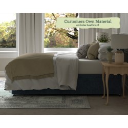 Small Double Ottoman Alderney Customers Own Material 