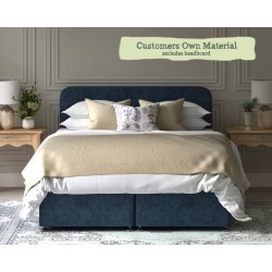 Kingsize Ottoman Alderney Customers Own Material 