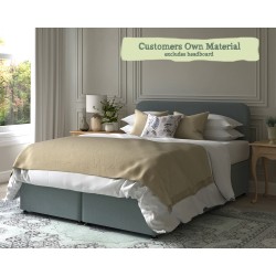 Kingsize Ottoman Alderney Customers Own Material 