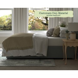 Kingsize Ottoman Alderney Customers Own Material 