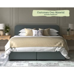 Super King Ottoman Alderney Customers Own Material 