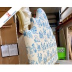 Super King Samson Headboard Charlotte Gaisford Dreaming Garden Blue DD