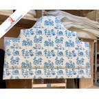 Super King Samson Headboard Charlotte Gaisford Dreaming Garden Blue DD