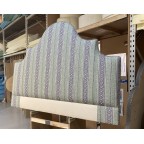 Super King Samson Headboard Julia Brendel Aztec Chevron Navy/Gunmetal/Emerald DD