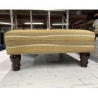 24ins x 32ins Arden Footstool in Fermoie Orchard Stripe 005 EX