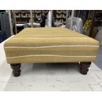 24ins x 32ins Arden Footstool in Fermoie Orchard Stripe 005 EX