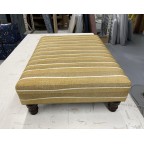 24ins x 32ins Arden Footstool in Fermoie Orchard Stripe 005 EX