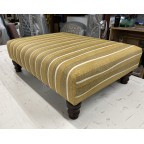 24ins x 32ins Arden Footstool in Fermoie Orchard Stripe 005 EX
