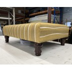 24ins x 32ins Arden Footstool in Fermoie Orchard Stripe 005 EX