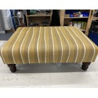 24ins x 32ins Arden Footstool in Fermoie Orchard Stripe 005 EX