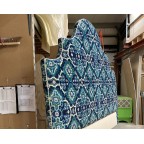 Kingsize Samson Headboard Linwood Kami Seagreen DD