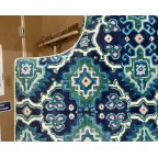 Kingsize Samson Headboard Linwood Kami Seagreen DD
