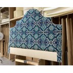 Kingsize Samson Headboard Linwood Kami Seagreen DD