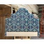 Kingsize Samson Headboard Linwood Kami Seagreen DD