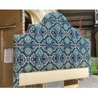 Kingsize Samson Headboard Linwood Kami Seagreen DD