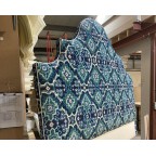 Kingsize Samson Headboard Linwood Kami Seagreen DD