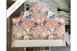 Kingsize Samson Headboard Linwood Albertine Coral Orange DD