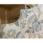 SOLD Kingsize Samson Headboard Linwood Kitty Aqua/Leaf DD