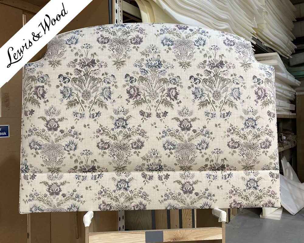 Double Puffin Headboard Lewis & Wood Collette DD