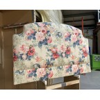 Kingsize Puffin Headboard Linwood Albertine Indigo/Pink DD