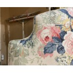 Kingsize Puffin Headboard Linwood Albertine Indigo/Pink DD