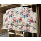 Kingsize Puffin Headboard Linwood Albertine Indigo/Pink DD