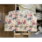 Kingsize Puffin Headboard Linwood Albertine Indigo/Pink DD