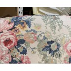 Kingsize Puffin Headboard Linwood Albertine Indigo/Pink DD