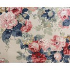 Kingsize Puffin Headboard Linwood Albertine Indigo/Pink DD