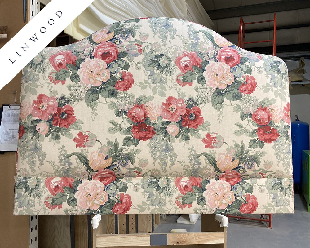 Kingsize Barra Headboard Linwood Albertine Classic Rose DD