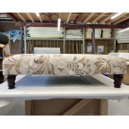 30ins x 40ins Arden Footstool in Lewis & Wood Coromandel Sandalwood DD