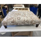30ins x 40ins Arden Footstool in Lewis & Wood Coromandel Sandalwood DD
