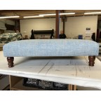 30ins x 40ins Arden Footstool in Fermoie Cloud 011 DD