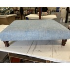 30ins x 40ins Arden Footstool in Fermoie Cloud 011 DD