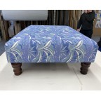 24ins x 32ins Arden Footstool in Fermoie Pangea Blue DD 