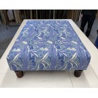 24ins x 32ins Arden Footstool in Fermoie Pangea Blue DD 