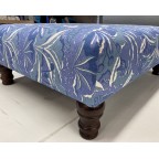 24ins x 32ins Arden Footstool in Fermoie Pangea Blue DD 