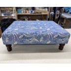 24ins x 32ins Arden Footstool in Fermoie Pangea Blue DD 