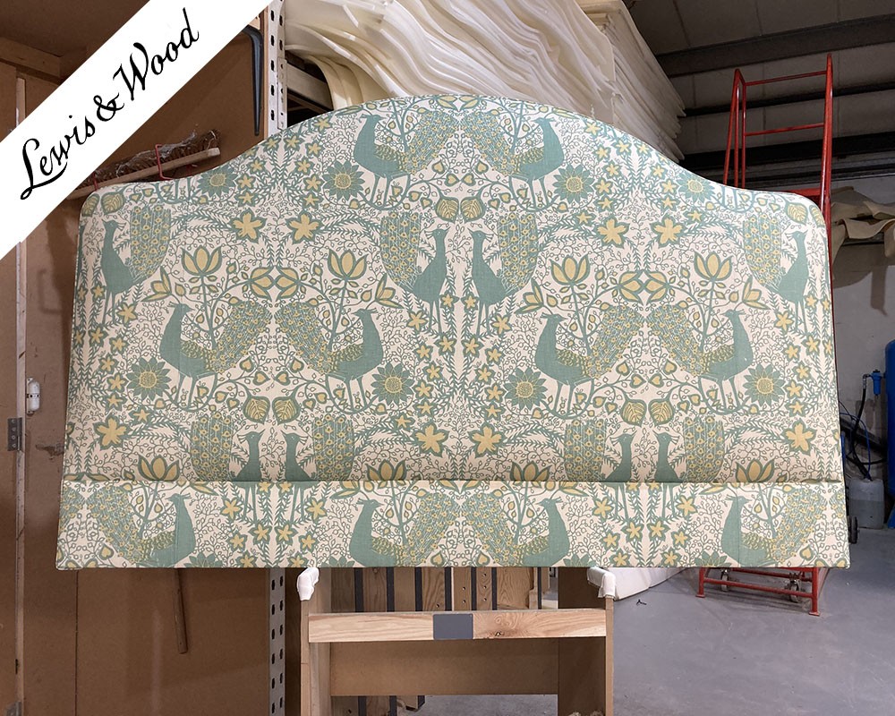 Super King Barra Headboard Lewis & Wood Peacock Frascati DD