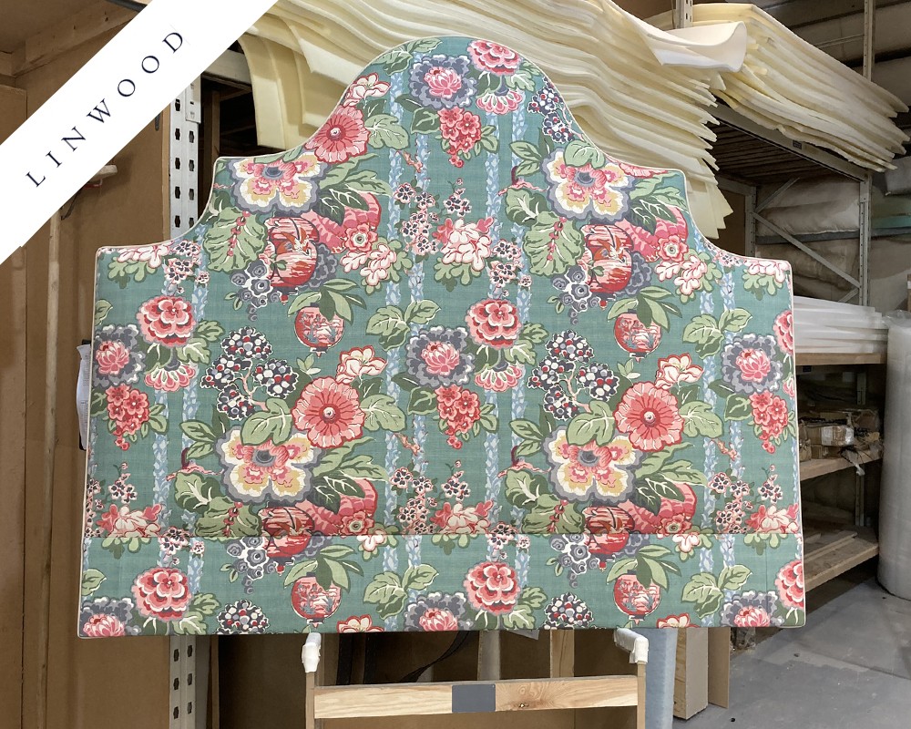 Kingsize Samson Headboard Linwood Louis Jade DD