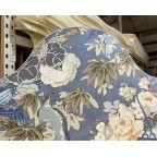 Kingsize Samson Headboard Linwood Royal Garden Cornflower DD